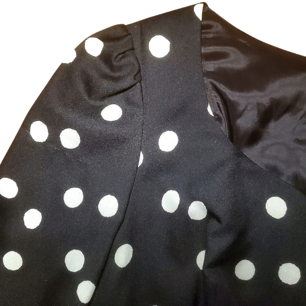 VINTAGE polka dot dress - Picture 3 of 12
